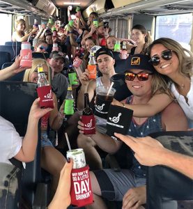 A busload of NYCountry Swag Fans Head to Luke Bryan + Sam Hunt at MetLife Stadium