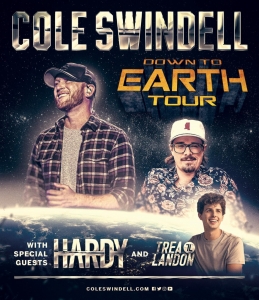 Cole Swindell HARDY Down to Earth Tour