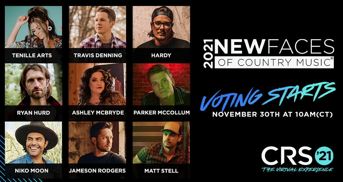 2021 New Faces of Country Music Nominees
