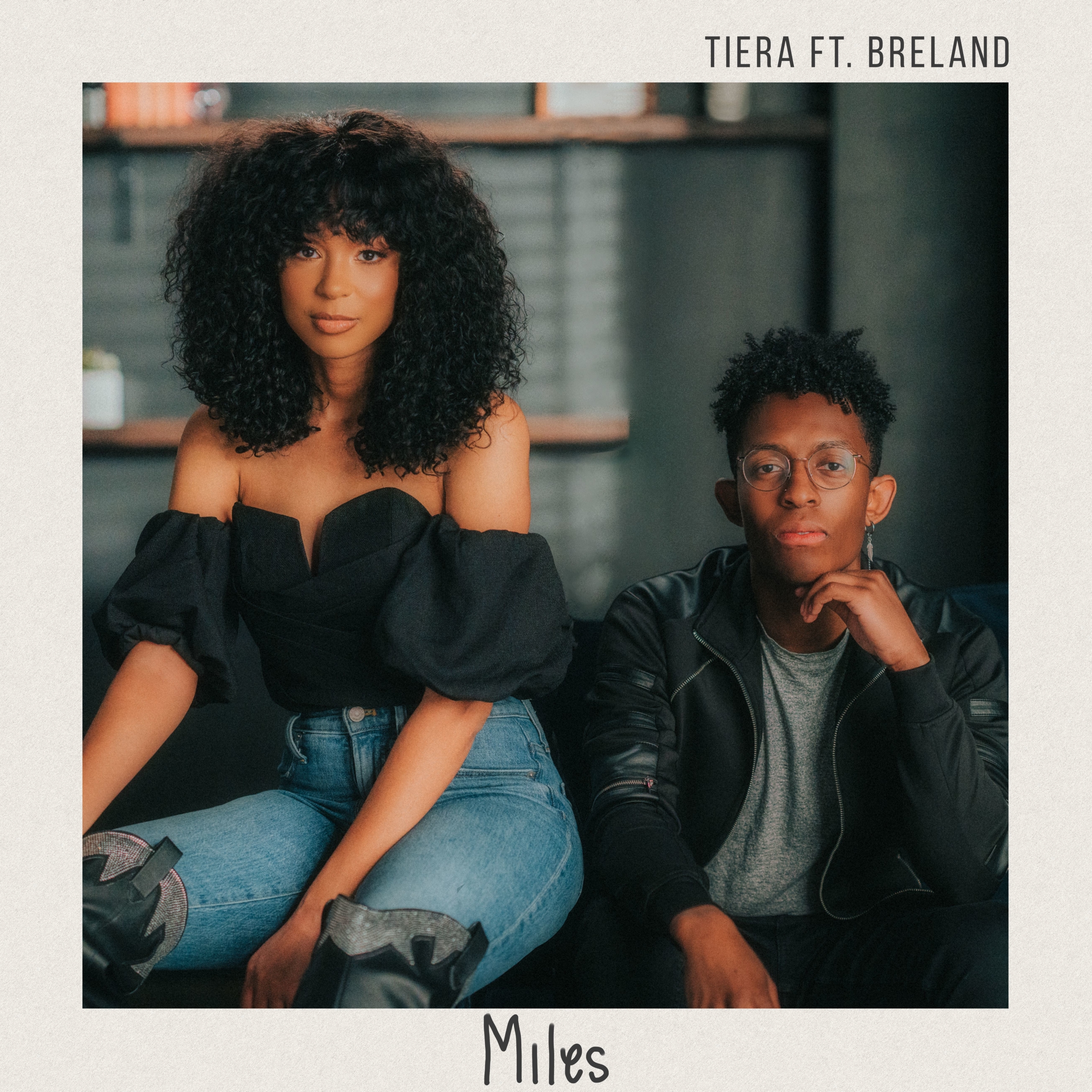 Tiera’s new song "Miles" featuring Breland is available everywhere now, February 12th
