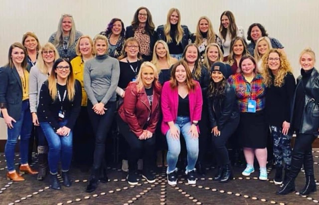 Monta Vaden with fellow mentors during the CRS 2019 Women’s Mentoring Breakfast