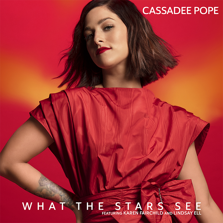 Cassadee Pope's new song, "What The Sars See" featuring Karen Fairchild and Lindsay Ell is available now, May 7th, on all streaming platforms