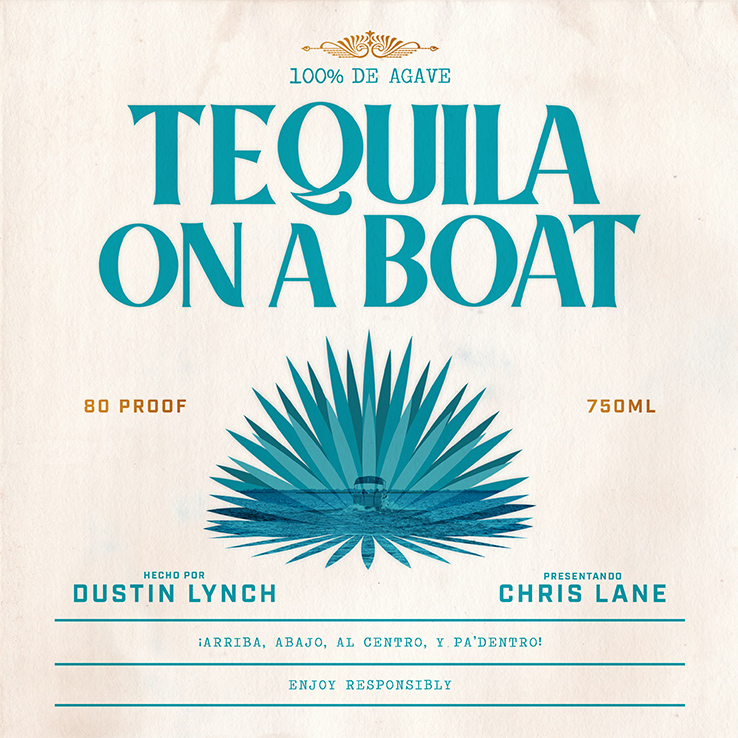 Dustin Lynch and Chris Lane's new song, "Tequila On A Boat" is available now, May 14th, on all streaming platforms