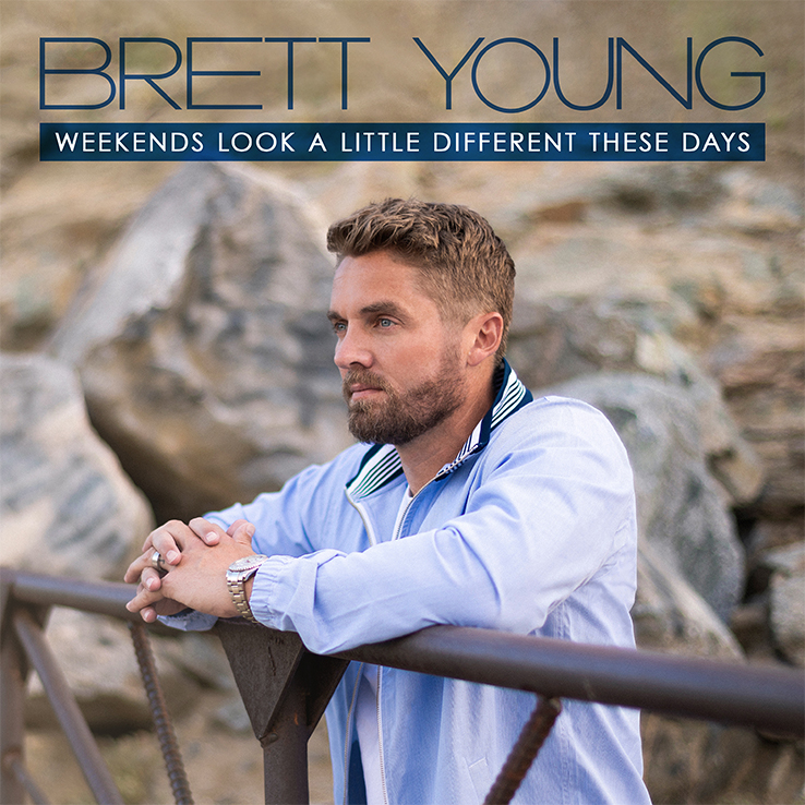 Brett Young's new song, "Weekends Look A Little Different These Days" is available now, June 4th, on all streaming platforms
