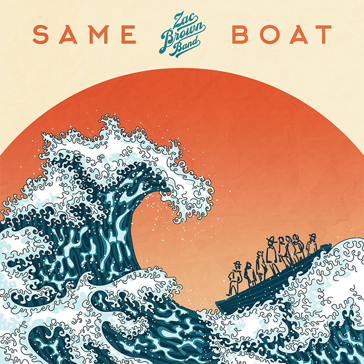 Zac Brown Band's new song, "Same Boat" is out now, June 11th