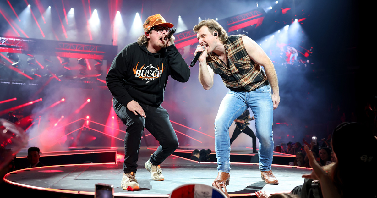 Morgan Wallen and HARDY perform "He Went To Jared" at Madison Square Garden // Photo Credit: John Shearer